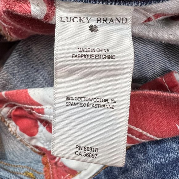 Lucky Brand Sofia Boot Low Rise Denim Jeans Size 8 Womens - Picture 16 of 16